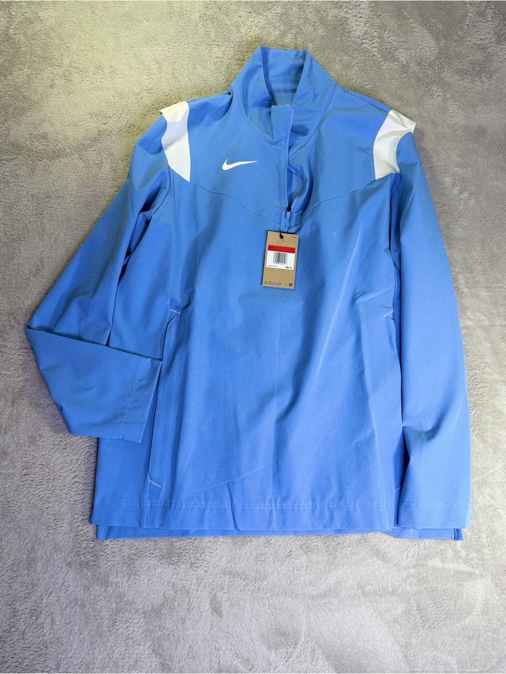 Nike Men’s Coaches Sideline  Blue Dri-FIT Half-Zip Training Jacket L NWT